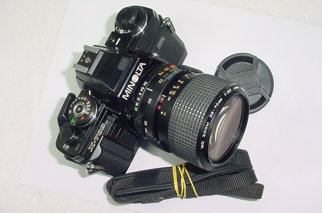 Vintage 35mm Film SLR Camera compatible with Minolta X-700 + 35